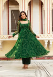 Green Bandhni Suit