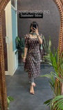 Brown Cotton Suit