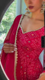 Red Reyon Bandhni