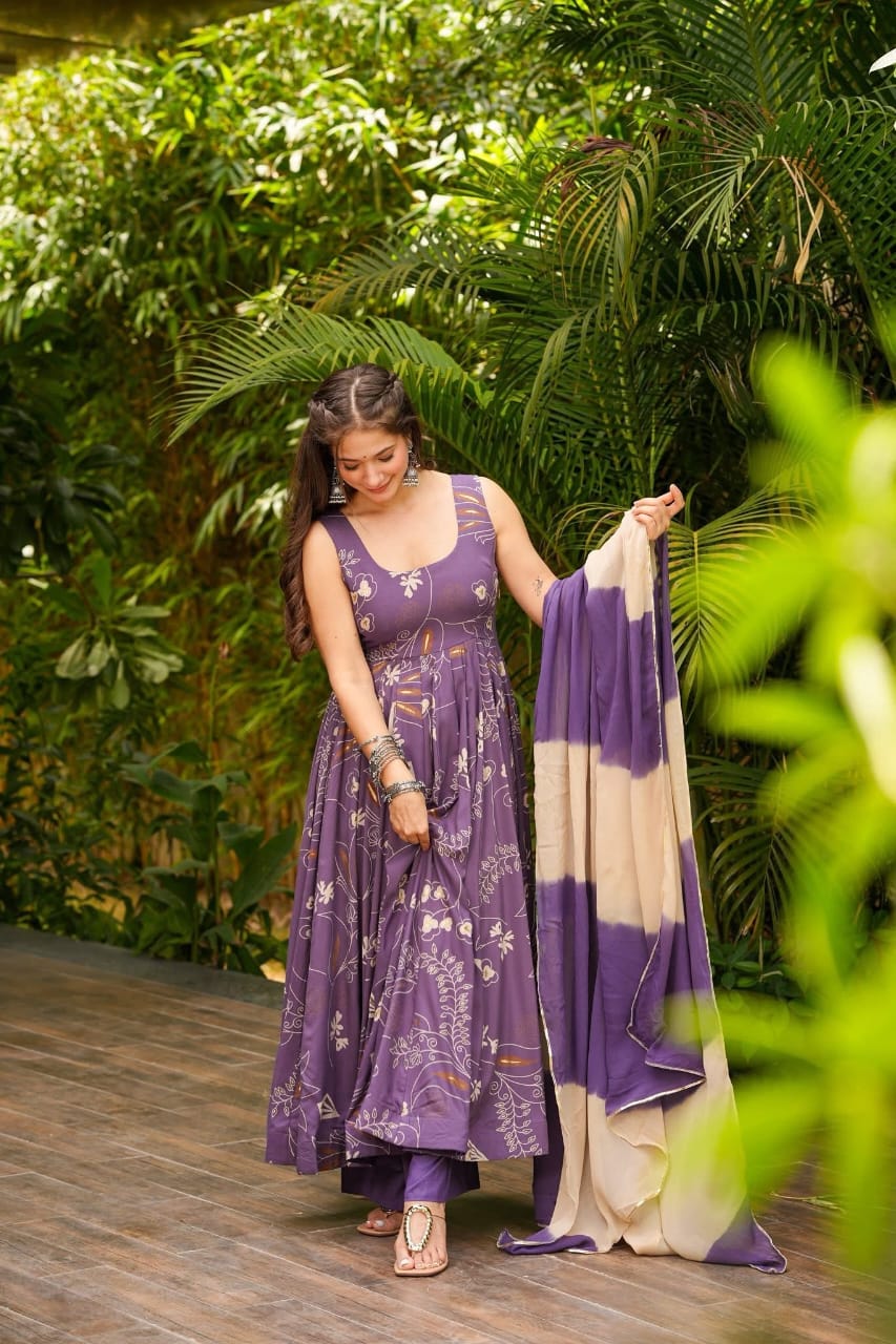 Lavander Shobha Suit