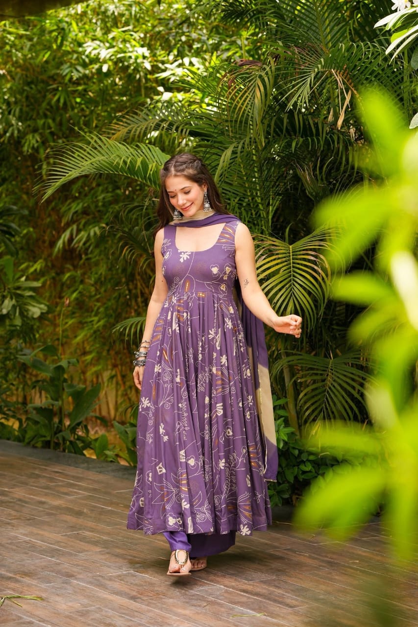 Lavander Shobha Suit