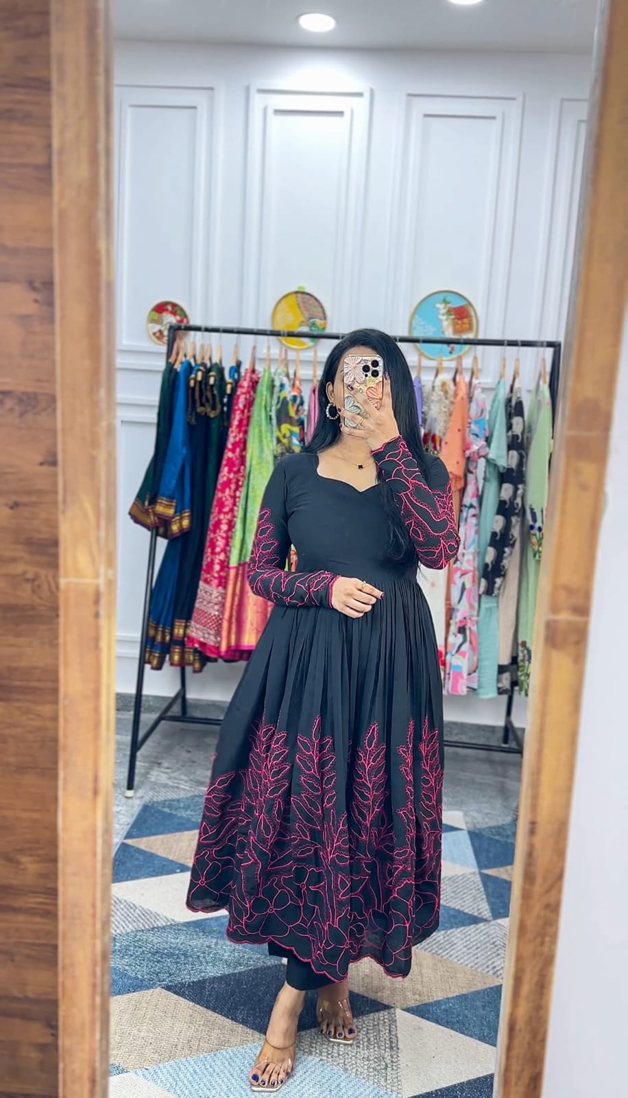 Black Nisha Suit