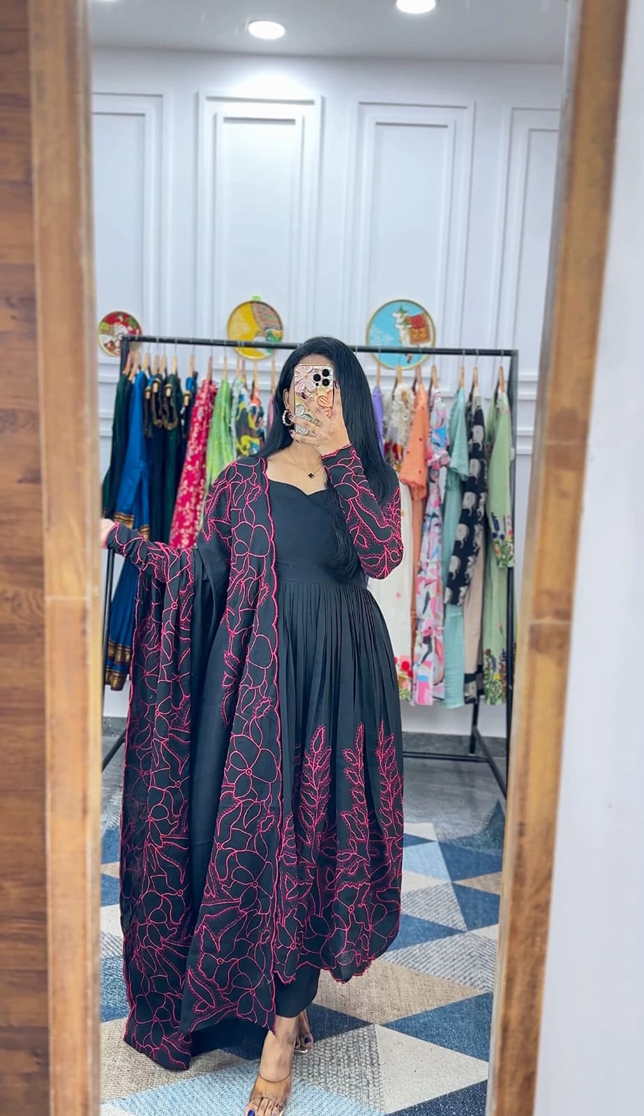 Black Nisha Suit