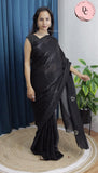 Party Glow Black Designer Saree