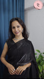 Party Glow Black Designer Saree