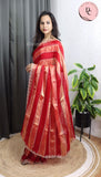 Simmer Space Silk Lehariya Saree